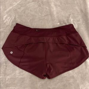 Lululemon speed up shorts